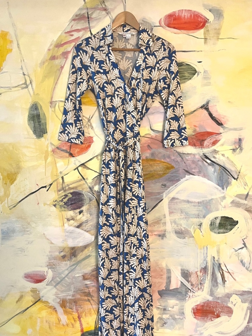 DIANE VON FURSTENBERG Abigail Silk-Jersey Maxi Wrap Dress - Picture 2 of 12